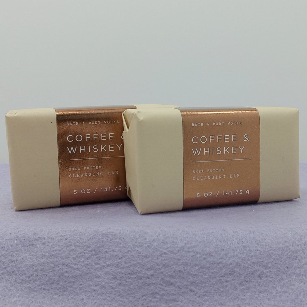 Bath & Body Works - Coffee Whisky Bar Soap - 2Pack